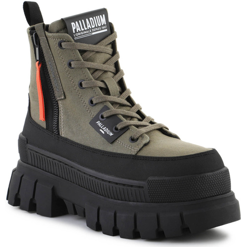 Sapatos Mulher Sapatilhas de cano-alto Palladium Revolt Boot Zip Tx 98860-325-M Olive Night 325 Verde