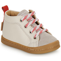 Sapatos Criança Sapatilhas de cano-alto Shoo Pom KIKKO BASE Branco / Vermelho