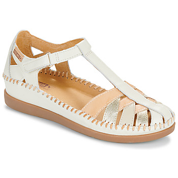 Sapatos Mulher Sandálias Pikolinos CADAQUES W8K Branco / Ouro