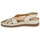 Sapatos Mulher Sandálias Pikolinos CADAQUES W8K Bege / Branco / Ouro