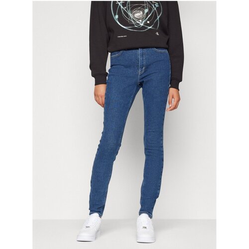 Textil Mulher buy halve calvin klein logo color block hoodie halve Calvin Klein Jeans J20J222214 Azul