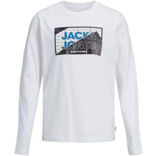 Textil Rapaz T-Shirt GOONS mangas curtas Jack & Jones  Branco