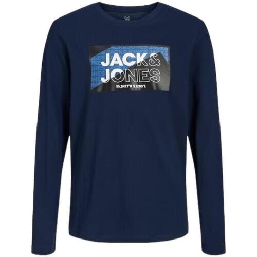 Textil Rapaz T-Shirt mangas curtas Jack & Jones  Azul