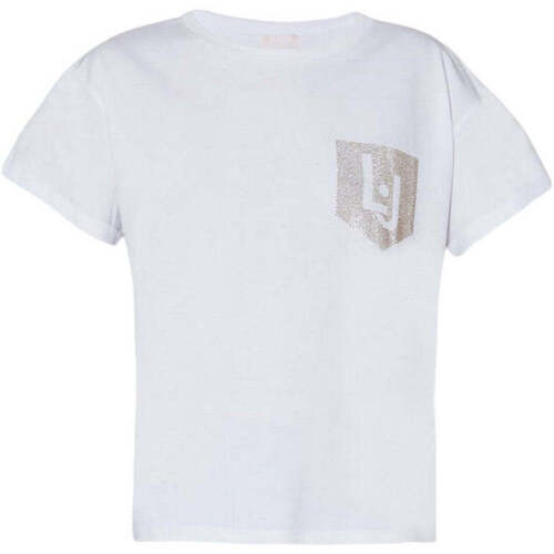 Textil Mulher T-shirts History e Pólos Liu Jo  Branco