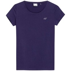Textil Mulher T-Shirt mangas curtas 4F 4FAW23TTSHF090630S Violeta