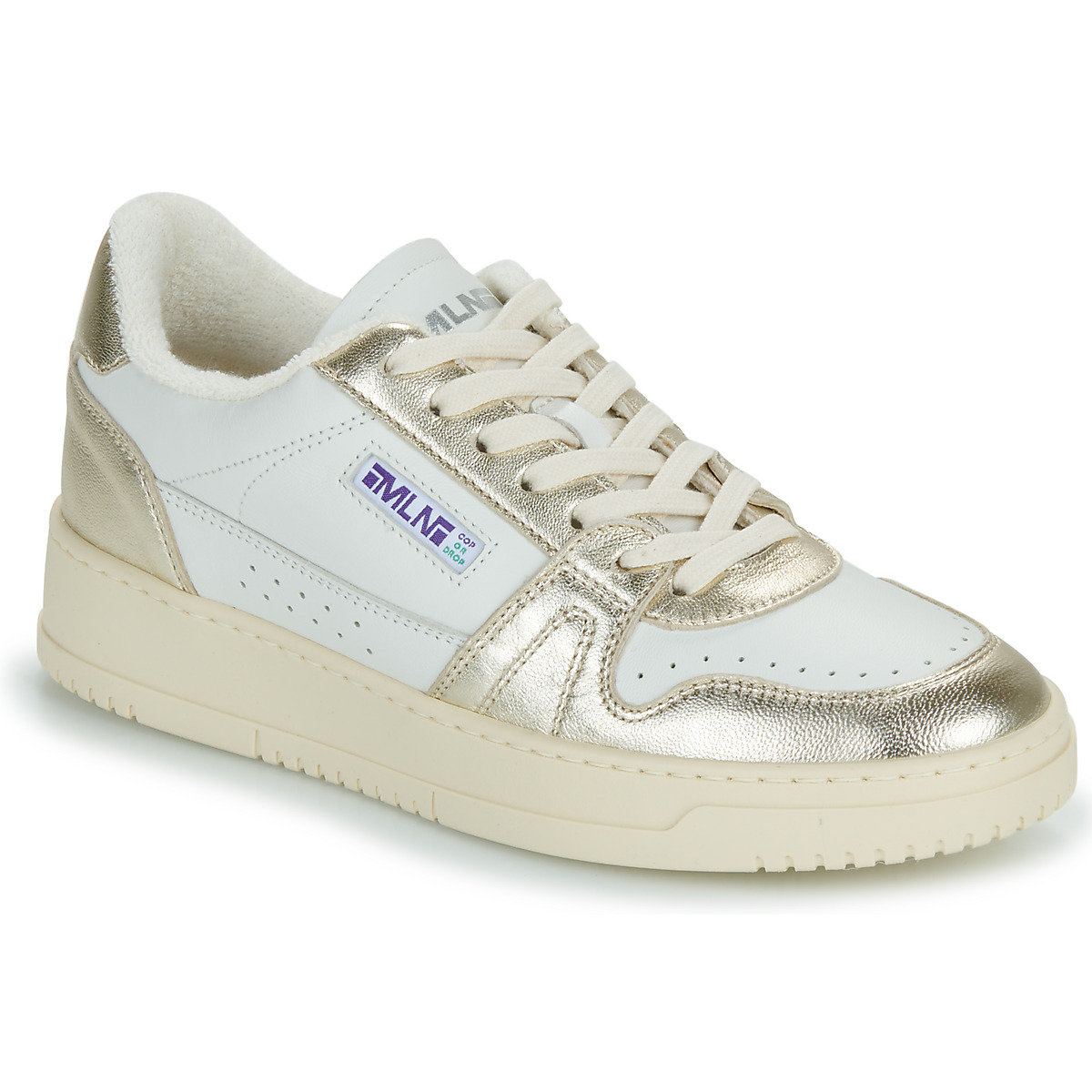 Sapatos Mulher Sapatilhas Meline DB70-P9024 Branco / Ouro