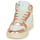 Sapatos Mulher Sapatilhas de cano-alto Meline  Branco / Rosa