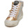 Sapatos Mulher Sapatilhas de cano-alto Meline  Prata / Ouro