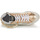 Sapatos Mulher Sapatilhas de cano-alto Meline  Prata / Ouro