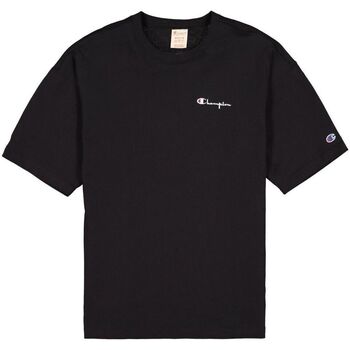 Textil Homem Mesas de centro Champion T-Shirt Reverse Weave Small Script Logo - Black Preto