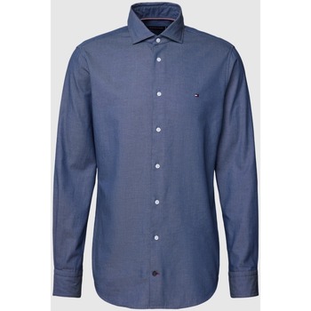 Textil Homem Camisas mangas comprida Tapered Tommy Hilfiger 39959-27918 Azul