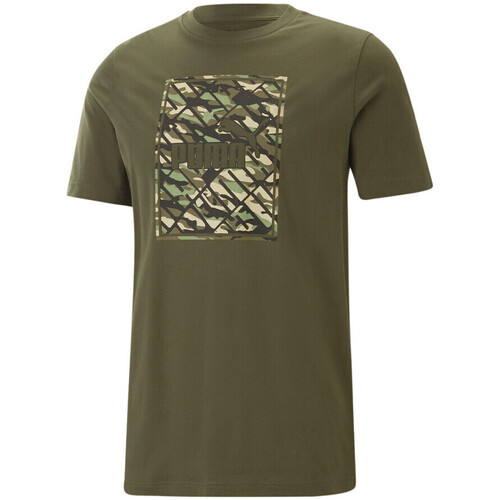 Textil Homem T-shirts e Pólos Puma  Verde