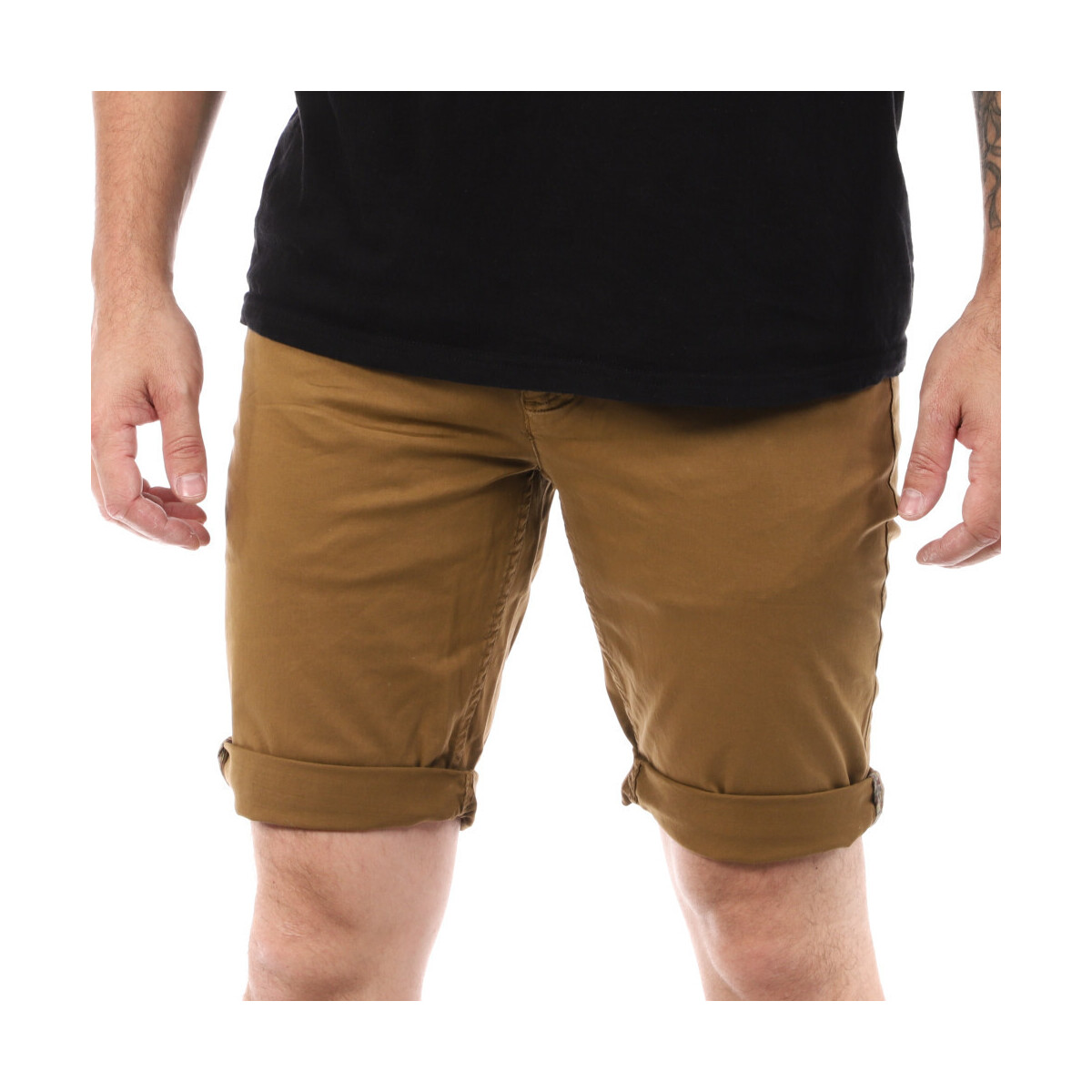 Textil Homem Shorts / Bermudas C17  Castanho