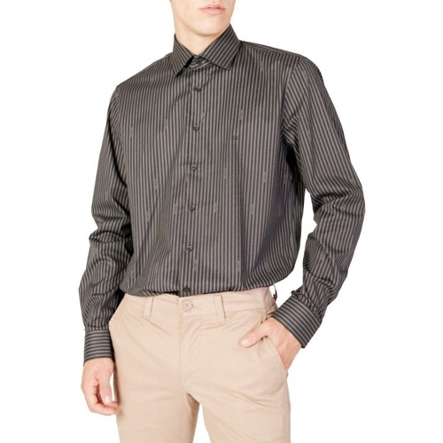 Textil Homem Camisas mangas comprida Calvin Klein JEANS los K10K112108 Preto