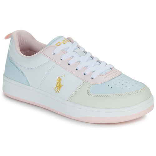 Sapatos Rapariga Sapatilhas Viscosa / Lyocell / Modal POLO COURT II Branco / Multicolor