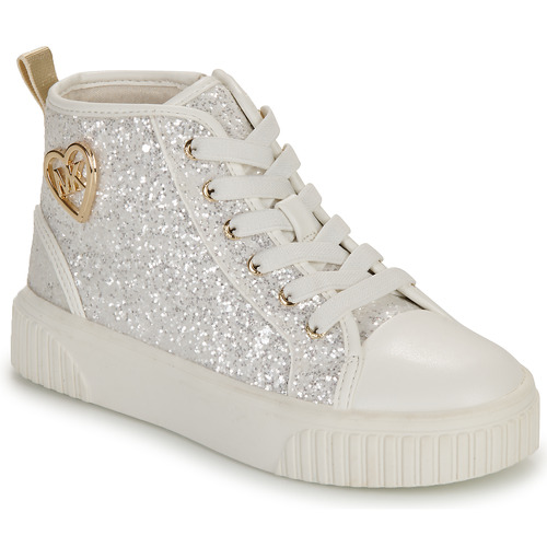 Sapatos Rapariga Sapatilhas de cano-alto Tipo de biqueira SKATE SPLIT 3 GLITTER Branco / Glitter