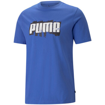 Textil Homem T-Shirt mangas curtas Puma  Azul