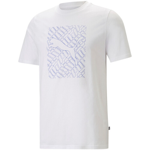 Textil Homem T-shirts e Pólos Puma  Branco
