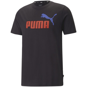 Textil Homem T-Shirt mangas curtas Puma  Preto