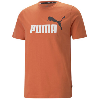 Textil Homem T-shirts e Pólos Puma  Laranja