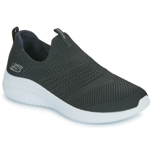 Sapatos Mulher Slip on Skechers Pelmo ULTRA FLEX 3.0 - CLASSY CHARM Preto