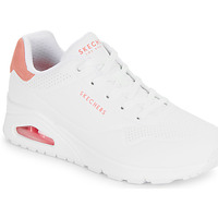Sapatos Mulher Sapatilhas Skechers UNO - POP BACK Branco / Rosa