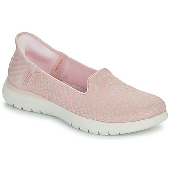 Sapatos Mulher Slip on Skechers SILVER HANDS FREE SLIP INS - ON-THE-GO FLEX CLOVER Rosa