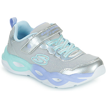 Sapatos Rapariga Sapatilhas Skechers LIGHTS: TWISTY GLOW Prata / Azul / Violeta