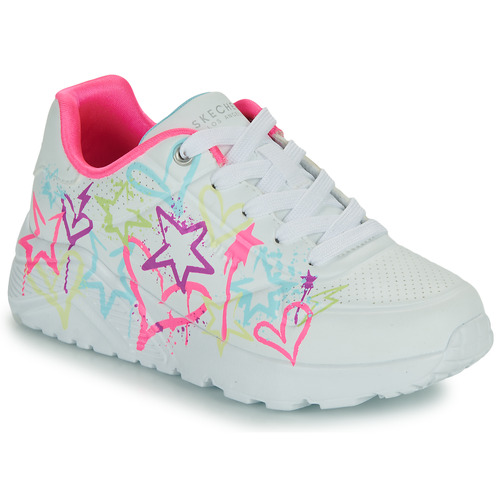 Sapatos Rapariga Sapatilhas Skechers UNO LITE - MY DRIP slippers / Rosa