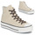 Sapatos Mulher Sapatilhas de cano-alto Beyaz Converse CHUCK TAYLOR ALL STAR LIFT Bege