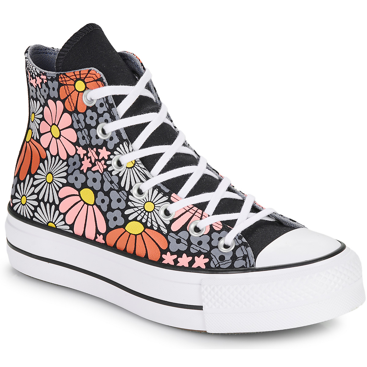 Sapatos Mulher Sapatilhas de cano-alto Converse Metallic CHUCK TAYLOR ALL STAR LIFT Multicolor