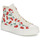 Sapatos Mulher Sapatilhas de cano-alto Converse CHUCK TAYLOR ALL STAR LIFT Branco / Vermelho