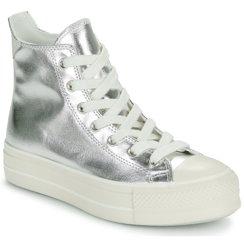 Sapatos Mulher Polo Ralph Lauren Converse CHUCK TAYLOR ALL STAR LIFT Prata
