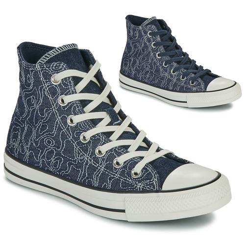 Sapatos Кеди chuck taylor converse all star seasonal leather Converse CHUCK TAYLOR ALL STAR Azul