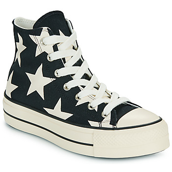 Sapatos Mulher Sapatilhas de cano-alto Converse CHUCK TAYLOR ALL STAR LIFT Preto / Branco