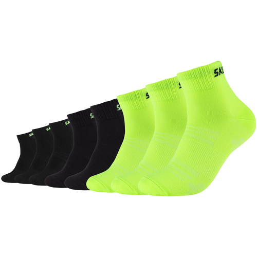 Roupa de interior Meias de desporto Skechers 3PPK Men Mesh Ventilation Quarter Socks Multicolor