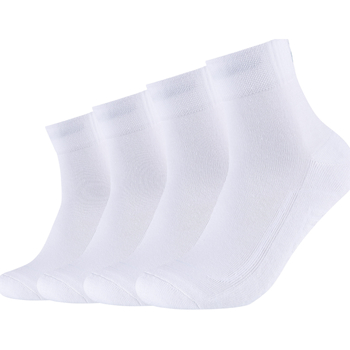 Skechers 2PPK Unisex Basic Cushioned Quarter Socks Branco
