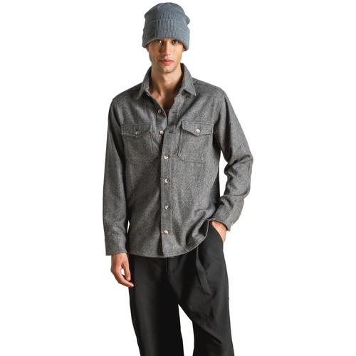 Textil Homem Camisas mangas comprida Otherwise Camisa Swanson - Grey Cinza