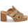 Sapatos Mulher Chinelos Mam'Zelle SIMPLE Camel / Preto