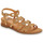 Sapatos Mulher Sandálias Mam'Zelle OBERA Camel / Ouro