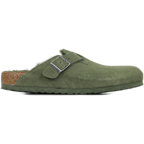 Sapatos Homem Chinelos Birkenstock Boston Vl Shearling Verde