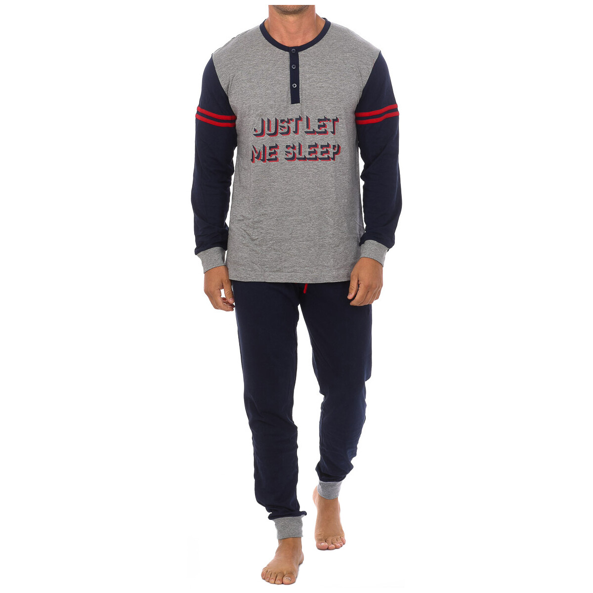 Textil Homem Pijamas / Camisas de dormir Abanderado A0CHF-1PP Cinza