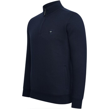 Textil Homem Sweats Cappuccino Italia Zip Sweater Navy Azul