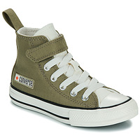 Sapatos Rapaz Sapatilhas de cano-alto gris Converse CHUCK TAYLOR ALL STAR 1V Cáqui / Branco