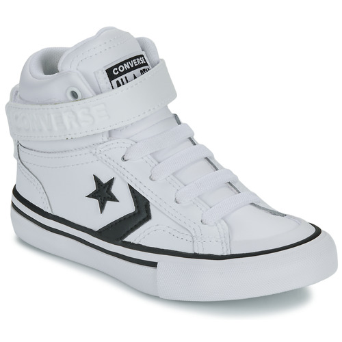 Sapatos Rapaz Sweats & Polares Converse PRO BLAZE STRAP LEATHER Branco / Preto