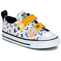 Sapatos Criança Sapatilhas Converse flyknit CHUCK TAYLOR ALL STAR EASY-ON DOODLES Branco / Multicolor
