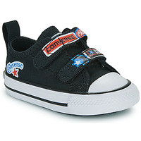 Sapatos Legacyça Sapatilhas Converse CHUCK TAYLOR ALL STAR EASY ON STICKER STASH Preto / Multicolor