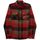Textil Criança Camisas mangas comprida Preto Vans BOX FLANNEL - VN000LPY-CBA RED/BLACK Vermelho