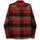 Textil Criança Camisas mangas comprida Vans BOX FLANNEL - VN000LPY-CBA RED/BLACK Vermelho