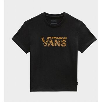 Textil Criança T-shirts e Pólos Vans adore ANIMASH - VN000AEC-BLACK Preto